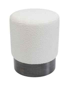 Пуф Cherry Boucle Cream Smoke Ø35cm