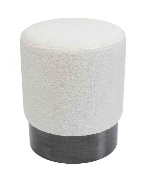 Пуф Cherry Boucle Cream Smoke Ø35cm