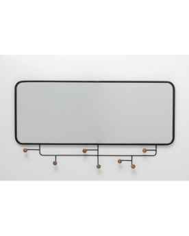 Вешалка для одежды с зеркалом Gina 54x100cm