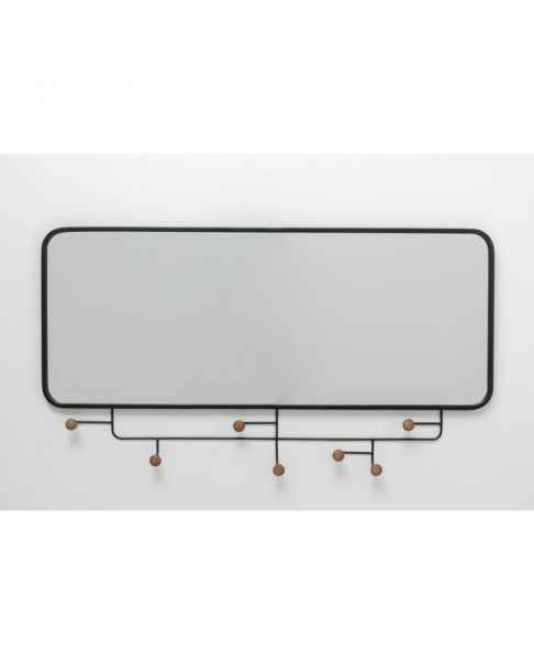 Вешалка для одежды с зеркалом Gina 54x100cm