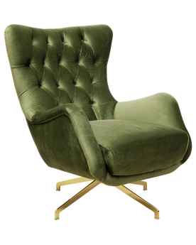 Вращающееся кресло Bellissima Velvet Green