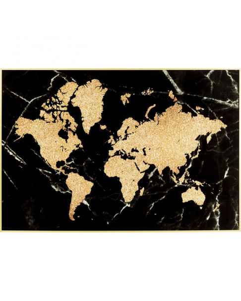 Картина в раме World Map 150x100cm
