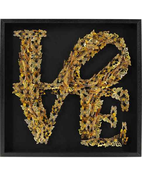 Картина в раме Love Butterfly 90x90cm