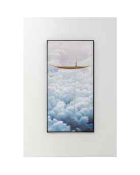 Картина в раме Cloud Boat 60x120cm