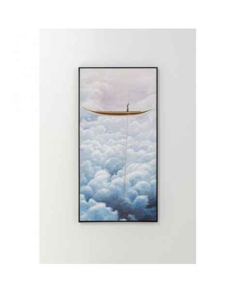 Картина в раме Cloud Boat 60x120cm