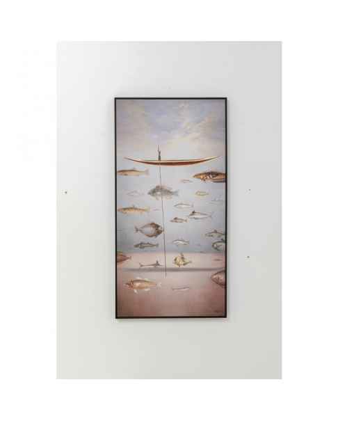 Картина в раме Cloud Fisherman Boat 60x120cm