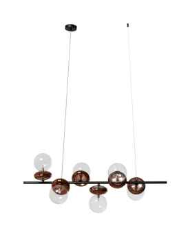 Люстра Double Bubble Copper 115cm
