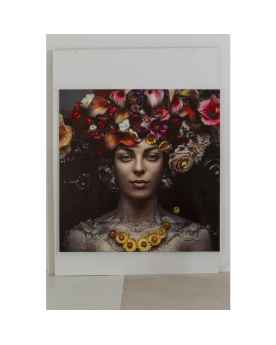 Картина Flower Art Lady 200x200cm