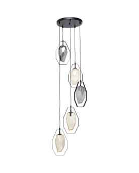 Люстра Diamond Fever Spiral Black Ø42cm