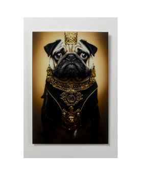 Картина на стекле Prince Pug 40x60cm