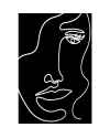 Картина в раме Faccia Arte Woman 60x80cm