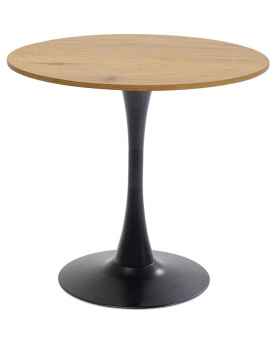 Стол Schickeria Oak Black Ø80cm