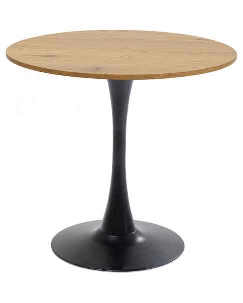 Стол Schickeria Oak Black Ø80cm
