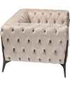 Кресло Bellissima Velvet Beige 120cm