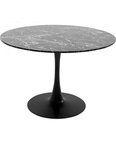 Стол Schickeria Marble Black Ø110cm