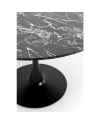 Стол Schickeria Marble Black Ø110cm