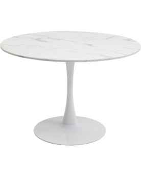 Стол Schickeria Marble White Ø110cm