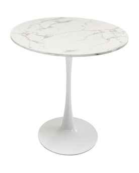 Стол Schickeria Marble White Ø80cm