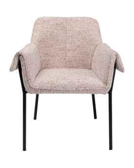 Стул с подлокотниками Bess Beige Flitter