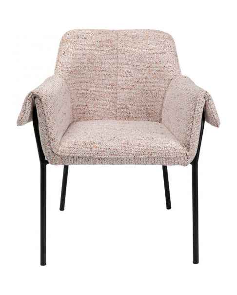 Стул с подлокотниками Bess Beige Flitter