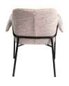 Стул с подлокотниками Bess Beige Flitter