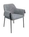 Стул с подлокотниками Bess Grey Flitter