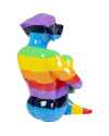 Деко фигура Sitting Dog Rainbow 173cm