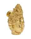 Деко обьект Goddess Head Gold 39cm