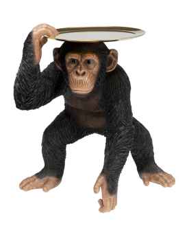 Деко фигура Butler Playing Chimp Black 52cm