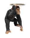 Деко фигура Butler Playing Chimp Black 52cm