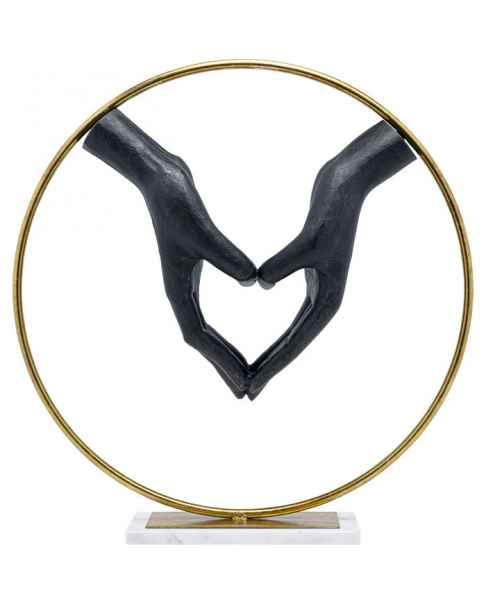 Деко обьект Elements Heart Hand 62cm