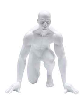 Деко фигура Runner White 25cm