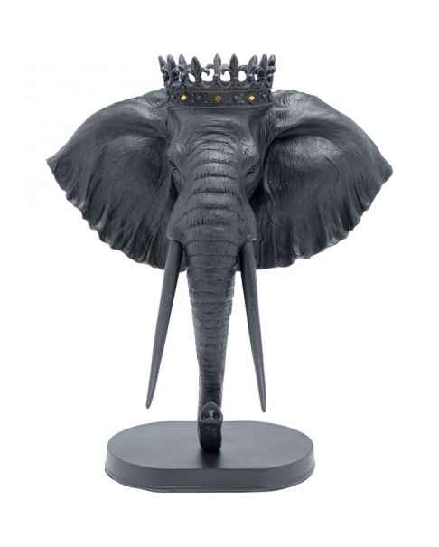 Деко обьект Elephant Royal Black 57cm