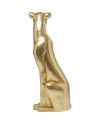 Деко фигура Sitting Leopard Gold 150cm