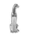 Деко фигура Sitting Leopard Silver 150cm