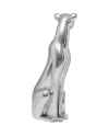 Деко фигура Sitting Leopard Silver 150cm