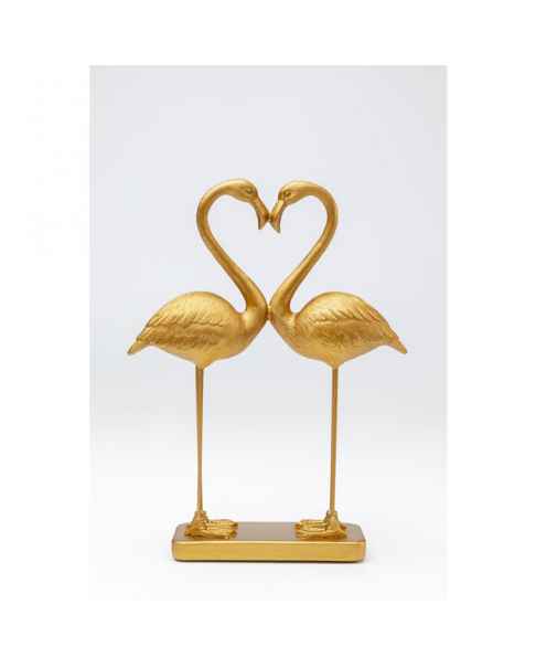Деко фигура Flamingo Love Gold 39cm