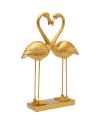 Деко фигура Flamingo Love Gold 39cm