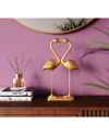 Деко фигура Flamingo Love Gold 39cm