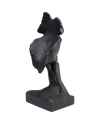 Деко обьект Quiet Face Black 31cm