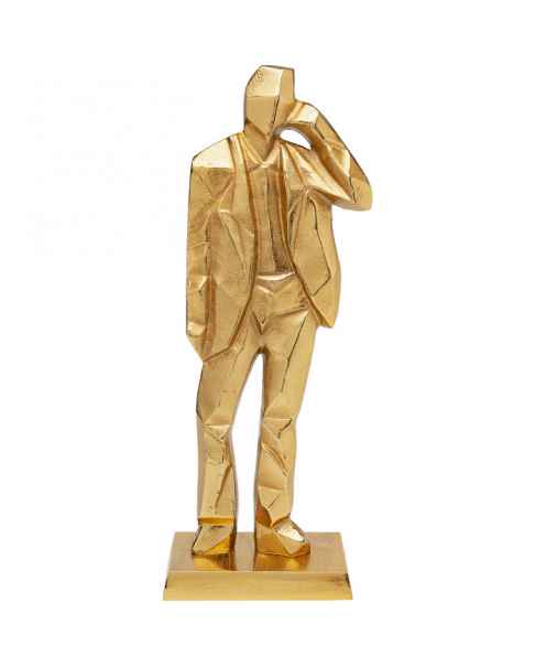 Деко фигура Standing Man Gold 62cm