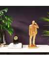 Деко фигура Standing Man Gold 62cm