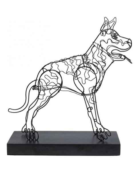 Деко обьект Wire Attack Dog 36cm