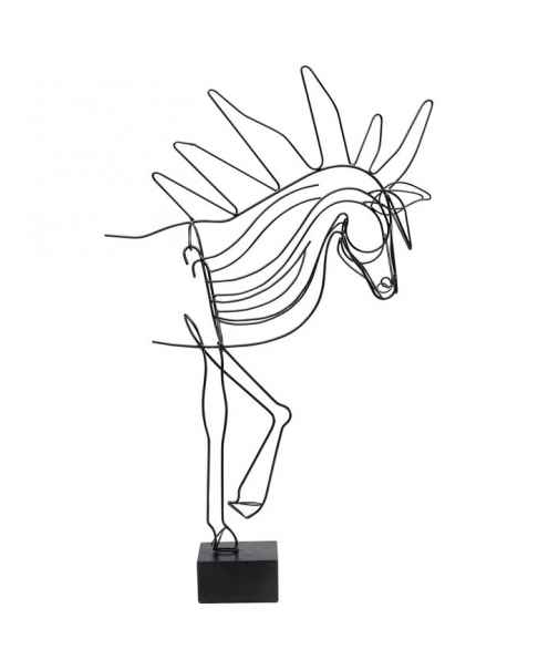 Деко обьект Wire Horse 51cm