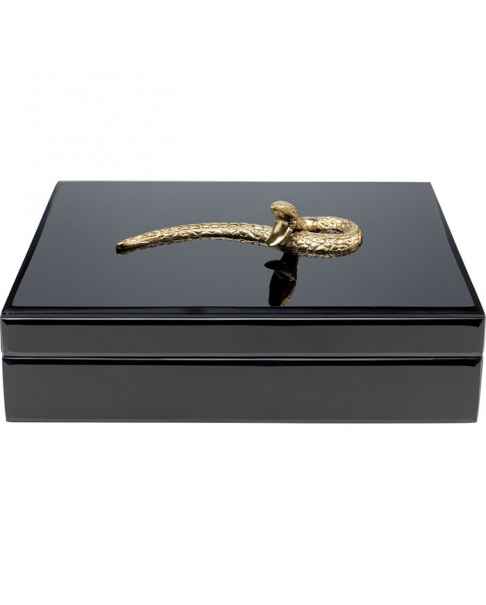 Шкатулка Snake Bite Black 28x7cm
