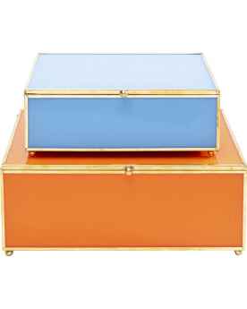 Шкатулка Neomi Orange Blue (2/Set) Шкатулка Neomi Orange Blue (2/Set)