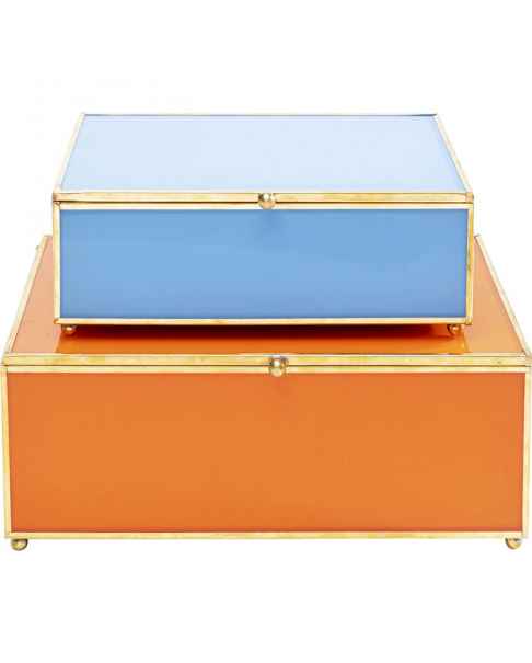 Шкатулка Neomi Orange Blue (2/Set) Шкатулка Neomi Orange Blue (2/Set)
