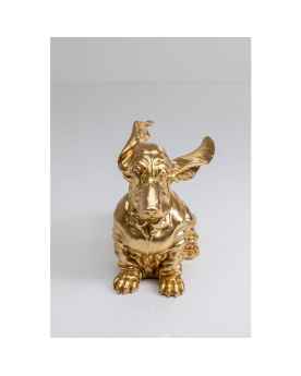 Деко фигура Coiffed Dog Gold 52cm