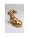 Деко фигура Coiffed Dog Gold 52cm