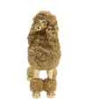 Деко фигура Mrs Poodle Gold 34cm